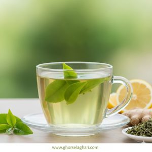 خواص چای سبز برای لاغری شکم و پهلو